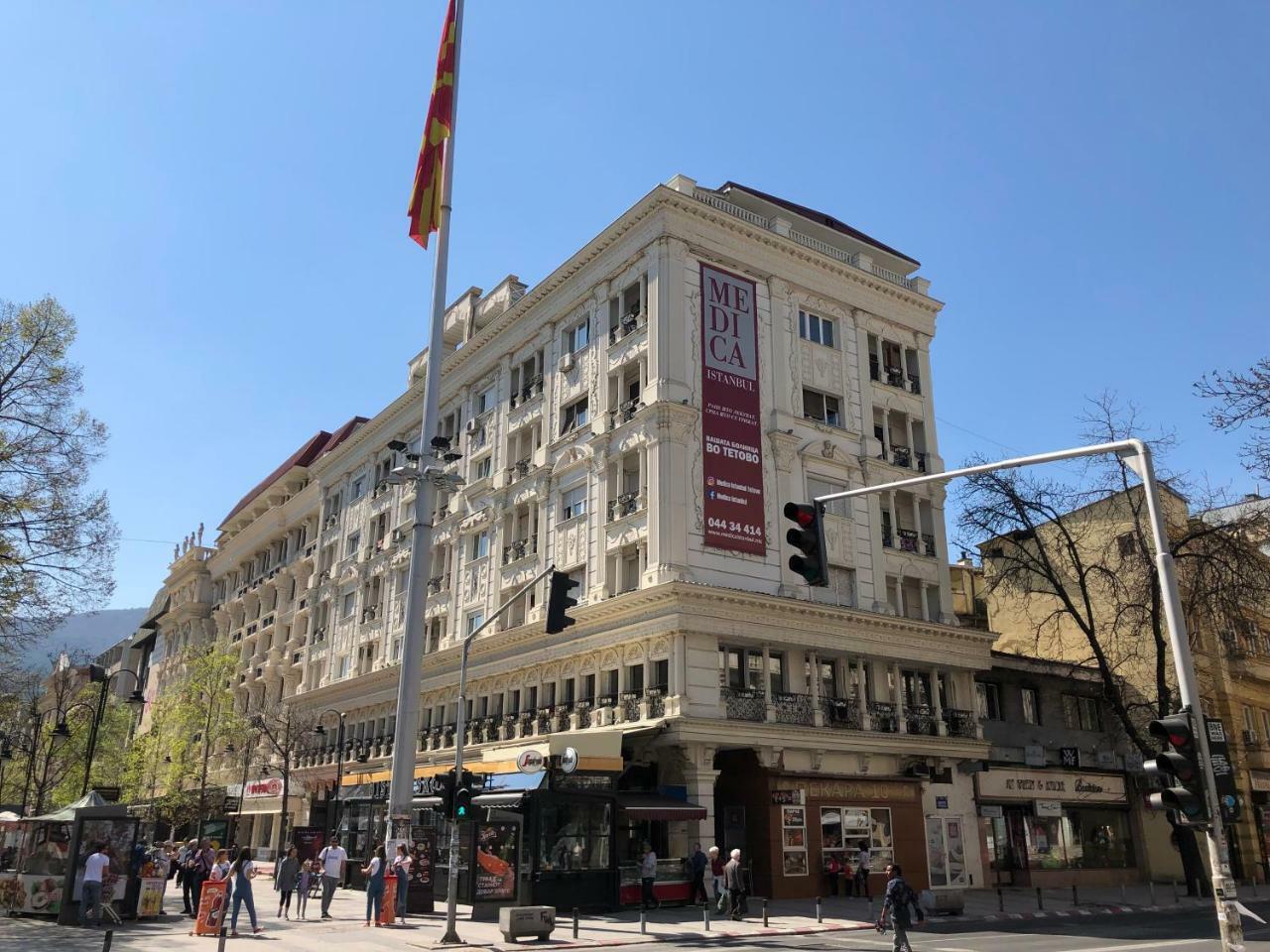 Center Apartments Скопье Экстерьер фото